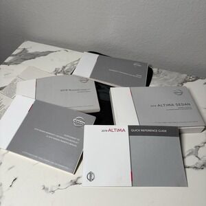 2019 Nissan Altima Sedan COMPLETE OEM Owner's Manual Set Case NissanConnect New